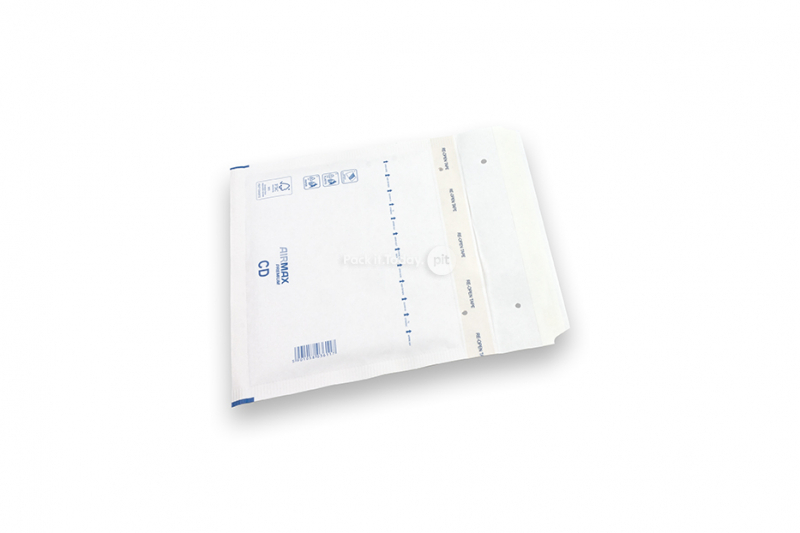 Hvid boblekuvert (80 g) - 170 x 160 mm