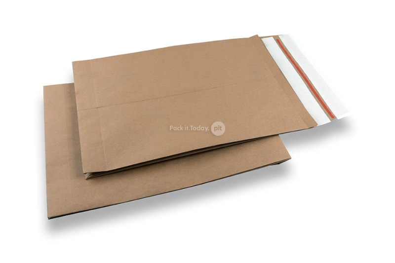 Forsendelsesposer med returlukning - 320 x 430 x 80 mm