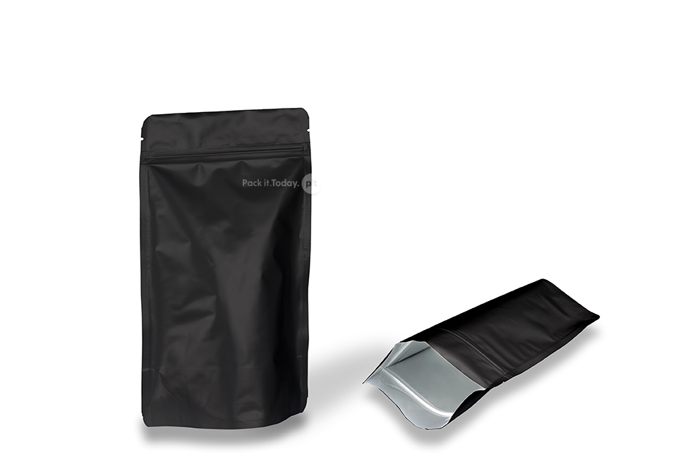 Ståposer - mat sort - 130 x 225 x 70 mm, 500 ml