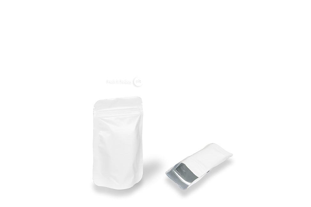 Hvide ståposer i kraftpapir - 85 x 145 x 50 mm, 100 ml